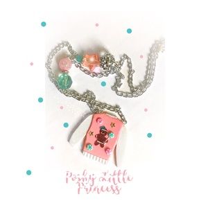 Ugly Christmas Sweater Necklace - Pink